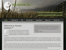 Tablet Screenshot of humanholistics.com